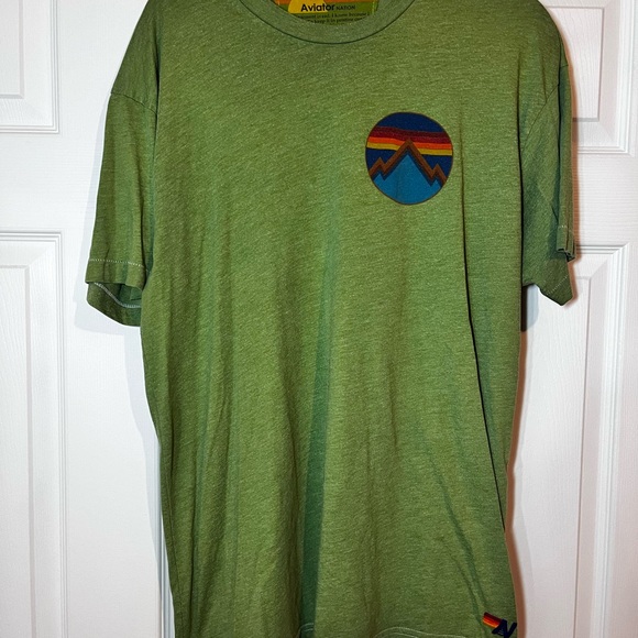 Aviator Nation Short Sleeve Tees - Pink, Green, White - Picture 9 of 14